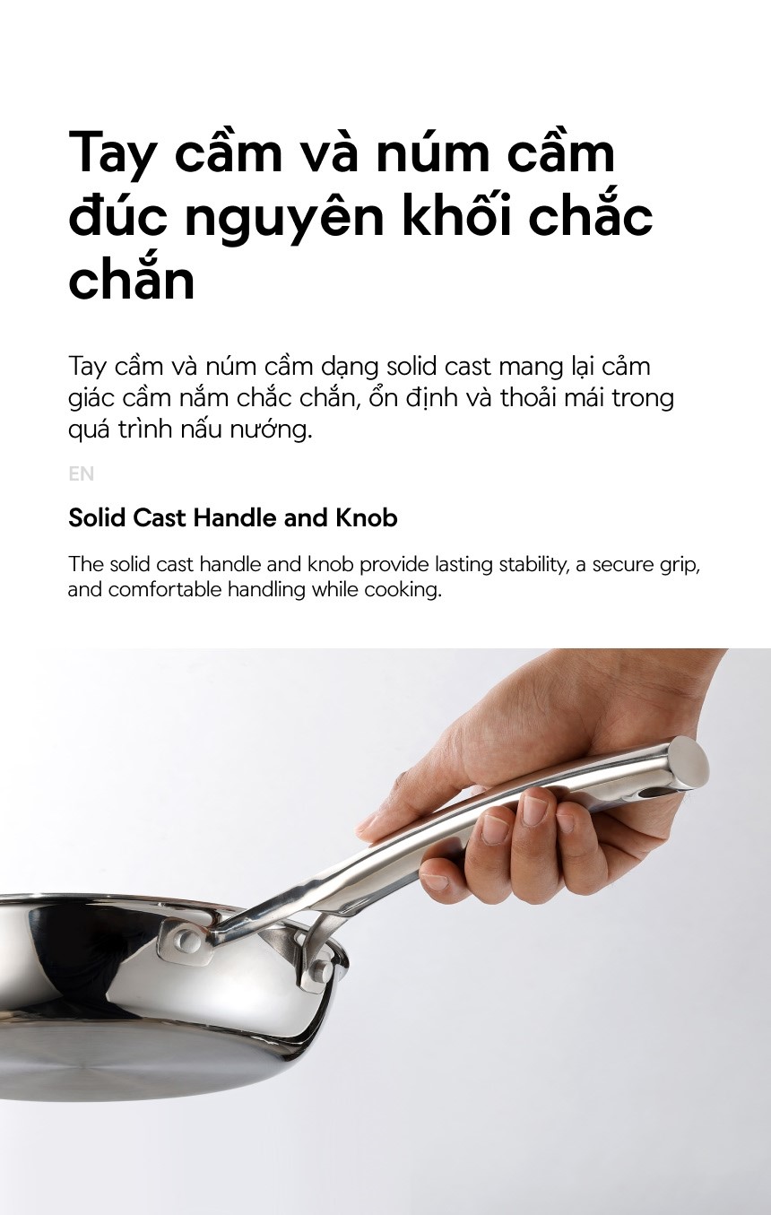 Nồi | Chảo LocknLock ÉLEVÉ thép không gỉ SUS304
