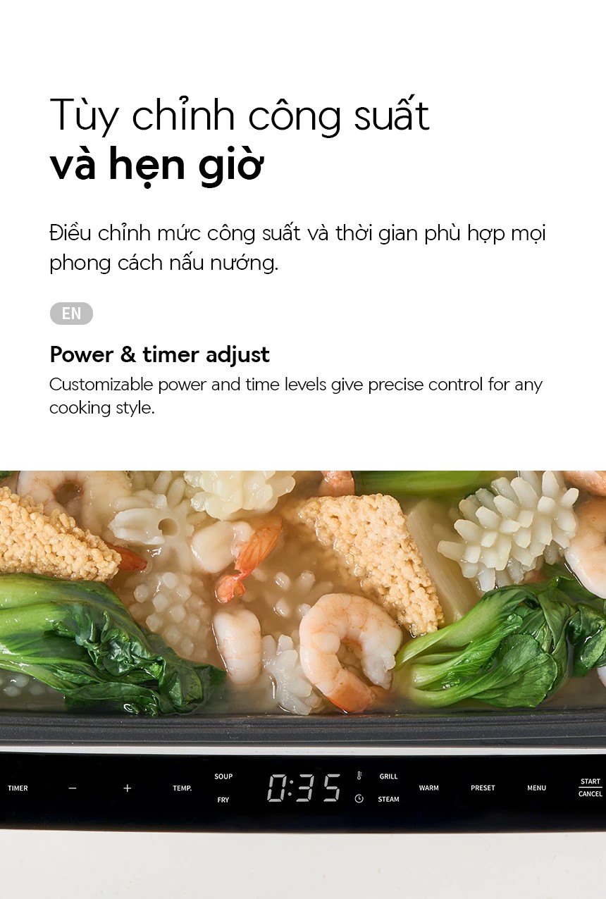 Nồi lẩu điện đa năng LocknLock Multicooker EJP261WHT dung tích 6 lít