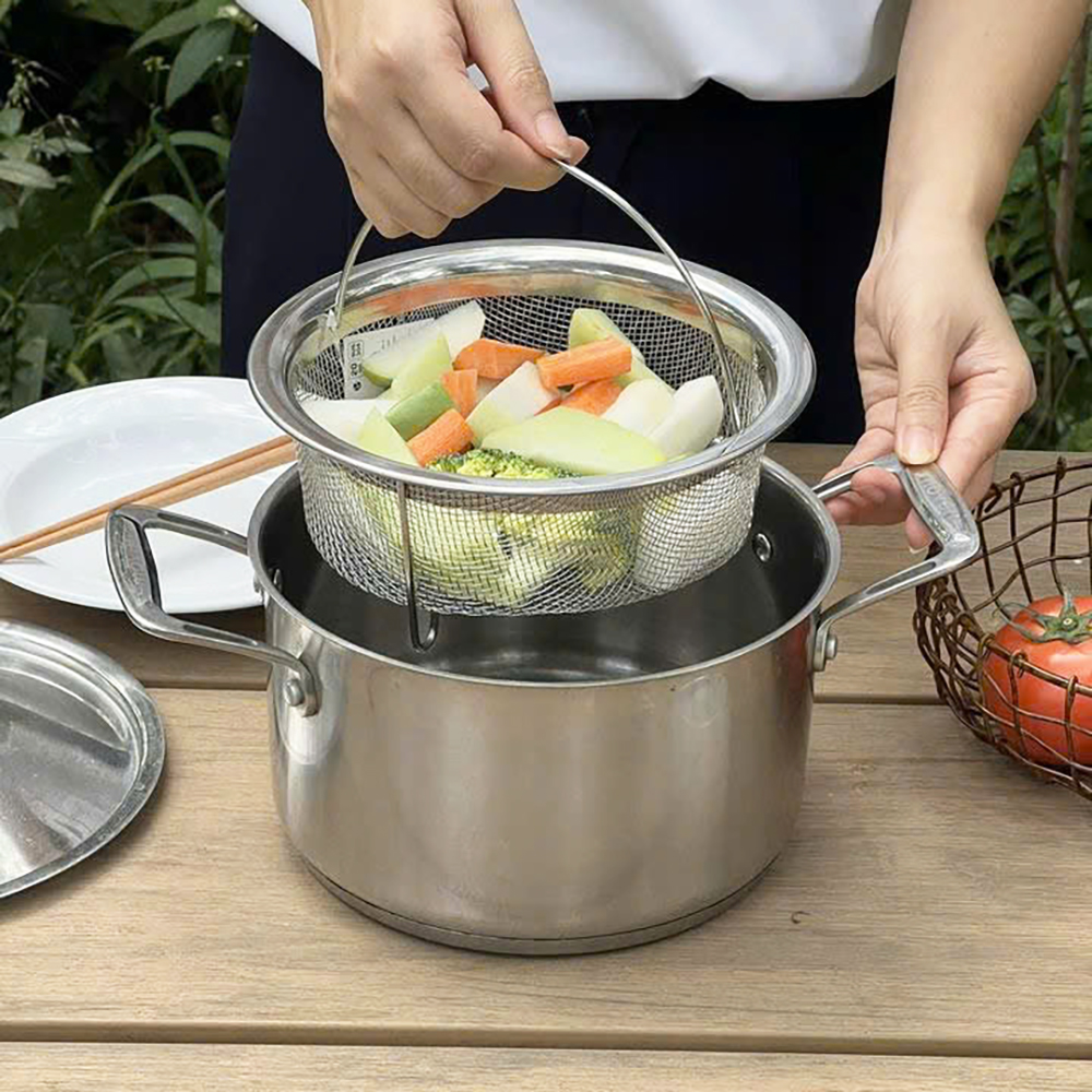 Xửng hấp có quai Kaiyo inox 304 miệng 20cm