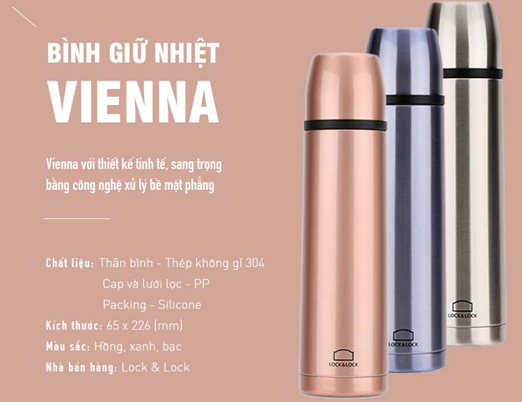 Bình giữ nhiệt Lock&Lock Vienna LHC1430SV 500ml