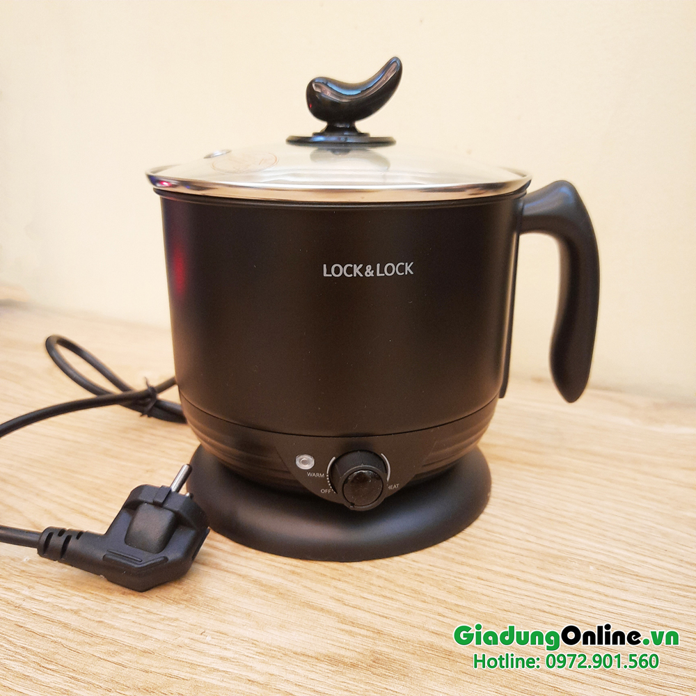 Nồi Lẩu Điện Mini Đa Năng Lock&Lock Multi Pot 1.2L EJP316BLK