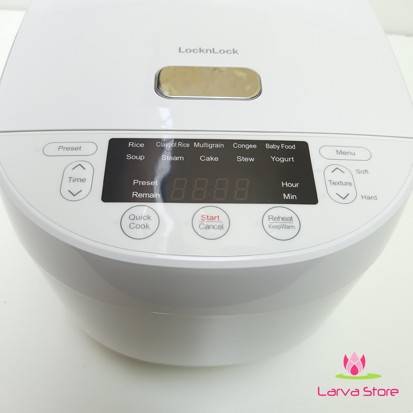 Nồi Cơm Điện Tử Locknlock Electric Rice Cooker EJR311WHT 1 Lít