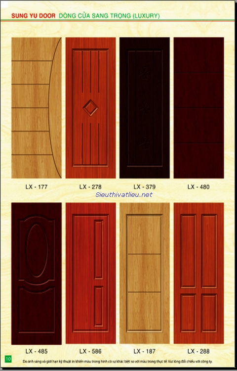 Catalogue cửa nhựa composite Sungyu 09