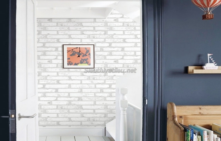 Giấy dán tường giả gạch J100 9363-1