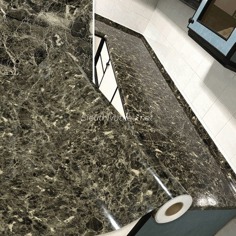 Film nội thất Infeel NI949 vân đá marble màu xám bóng