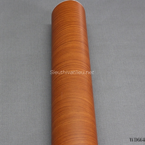 Film nội thất Infeel WD664 vân gỗ nâu đỏ