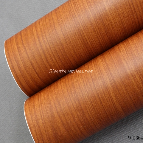 Film nội thất Infeel WD664 vân gỗ nâu đỏ