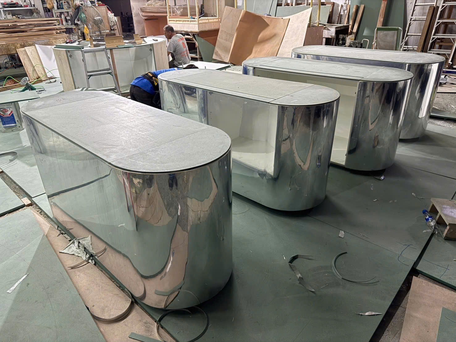 Film nội thất Toda 927-01 bạc bóng gương