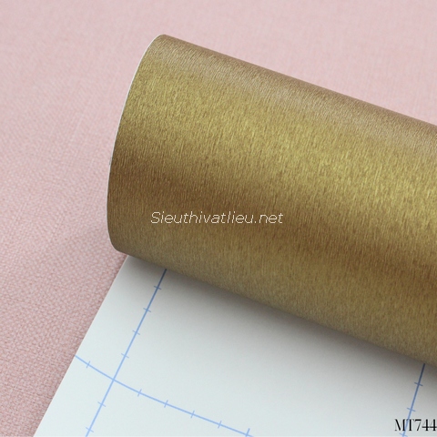 Film nội thất Infeel MT744 vân kim loại vàng xước