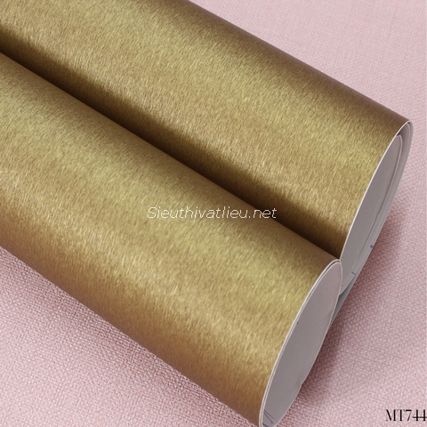 Film nội thất Infeel MT744 vân kim loại vàng xước