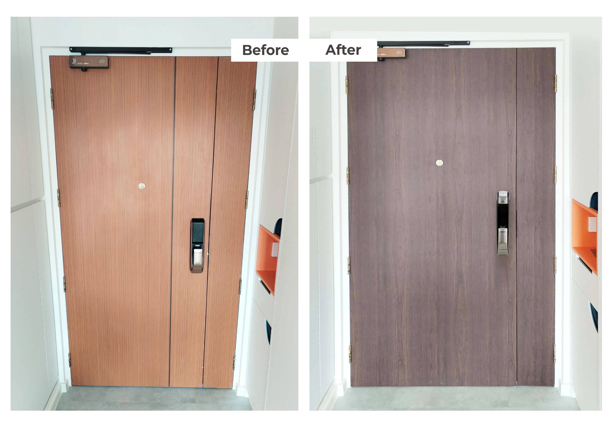 Film nội thất Infeel WD296 vân gỗ óc chó (walnut) màu nâu