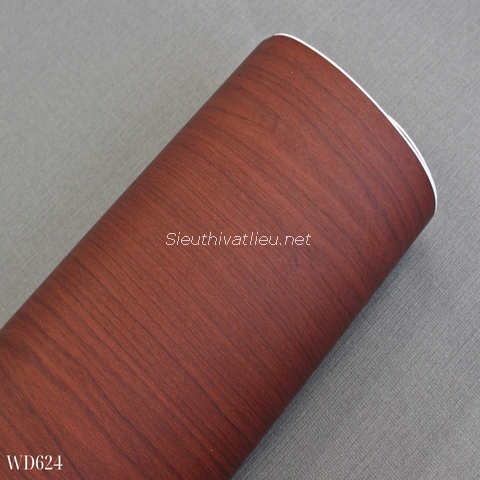 Film nội thất Infeel WD624 vân gỗ nâu đỏ
