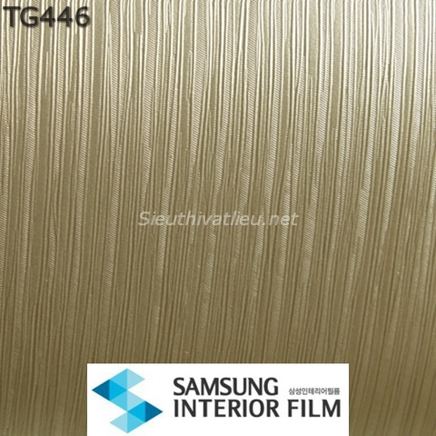 Film nội thất vân kim loại Soif TG464 màu vàng