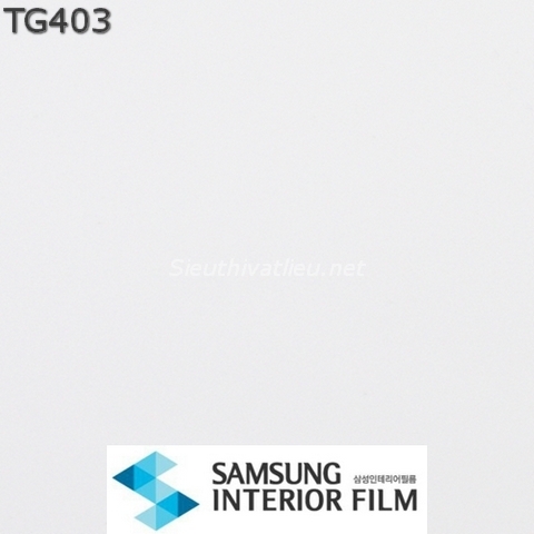 Film nội thất màu trắng bóng samsung TG403