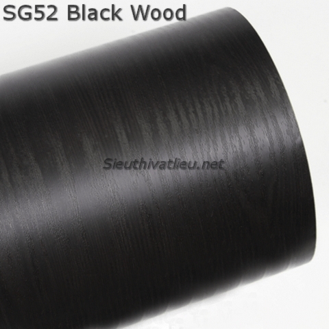 Film dán nội thất vân gỗ Soif SG52 màu đen