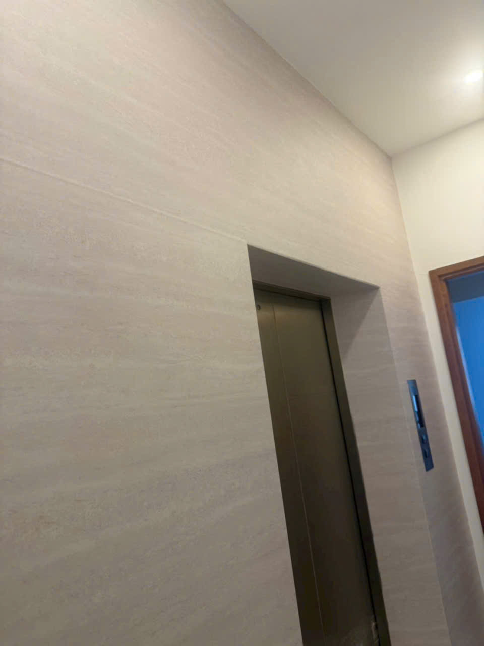 Film nội thất vân đá travertine PX455 màu trắng xám