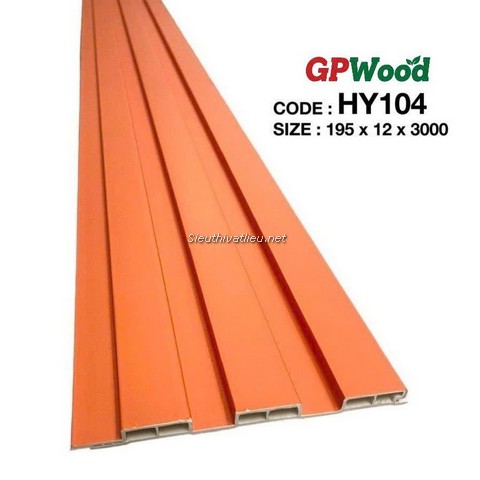 Lam nhựa 3 sóng Decor HY104 màu cam