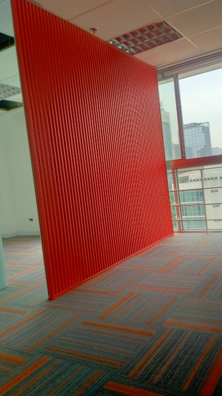 Lam nhựa 4 sóng Decor HY104 màu cam