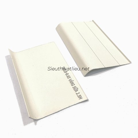 Len tường nhôm cao 80 màu kem