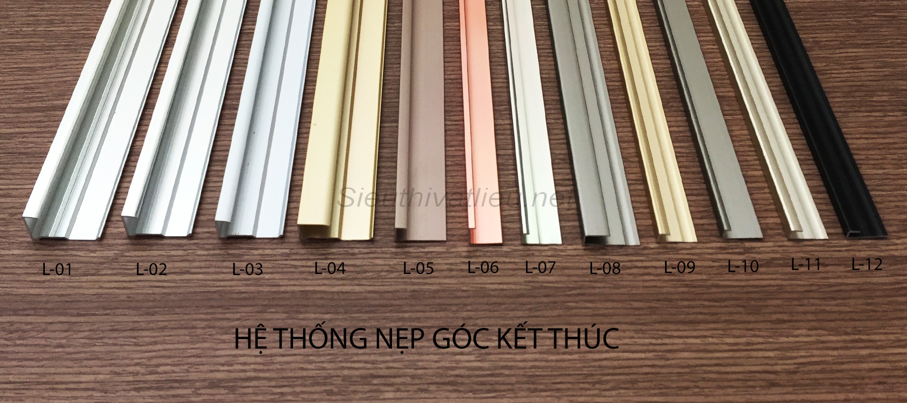 Nẹp chữ L, nẹp góc, nẹp kết thúc