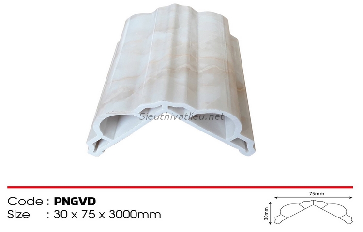 Phào PS góc ngoài nhựa pvc vân đá