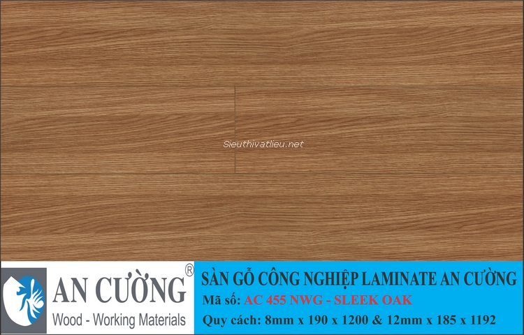 Sàn gỗ laminate An Cường vân gỗ AC-455-NWG