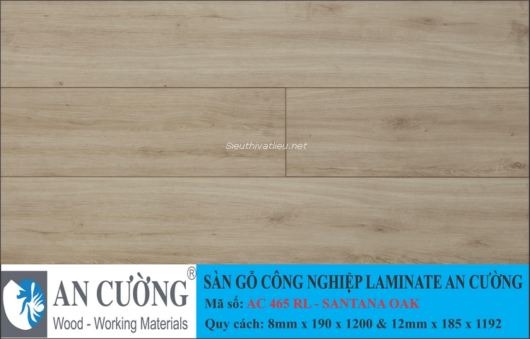 Sàn gỗ laminate An Cường vân gỗ AC-466-RL