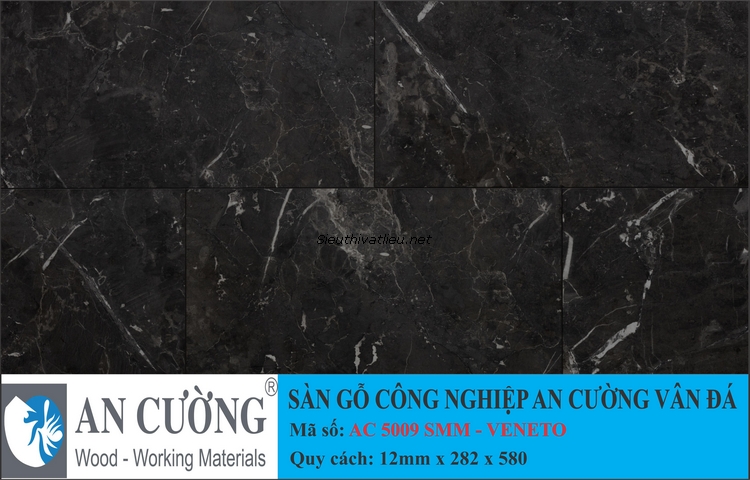 Sàn gỗ laminate An Cường vân đá AC-5009-SMM