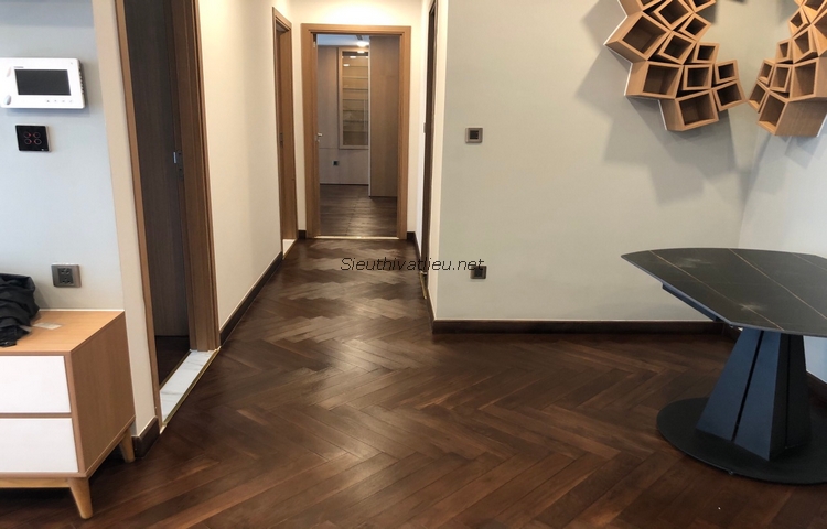 Sàn gỗ xương cá Óc chó WALNUT