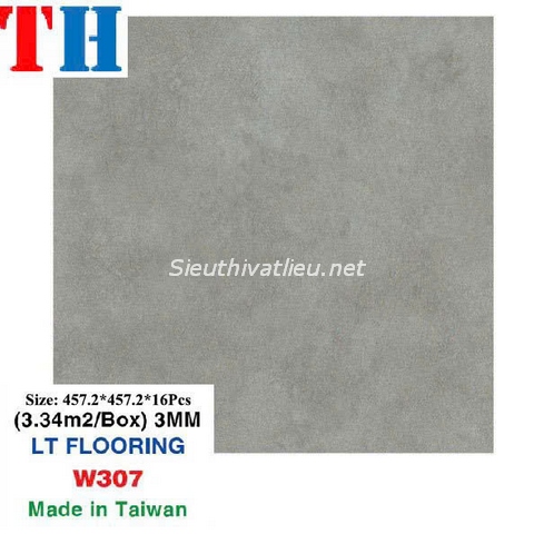Sàn nhựa dán keo vân xi măng bê tông LT W307