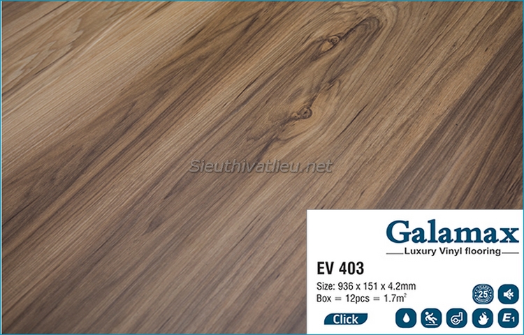 Sàn nhựa hèm khóa Galamax EV 403