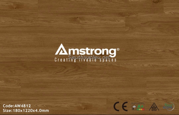 Sàn nhựa hèm khóa Amstrong AW4812