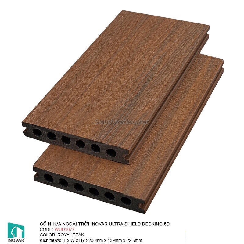 Sàn nhựa ngoài trời Inovar WUD1077