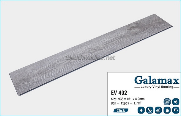 Sàn nhựa hèm khóa Galamax EV 402