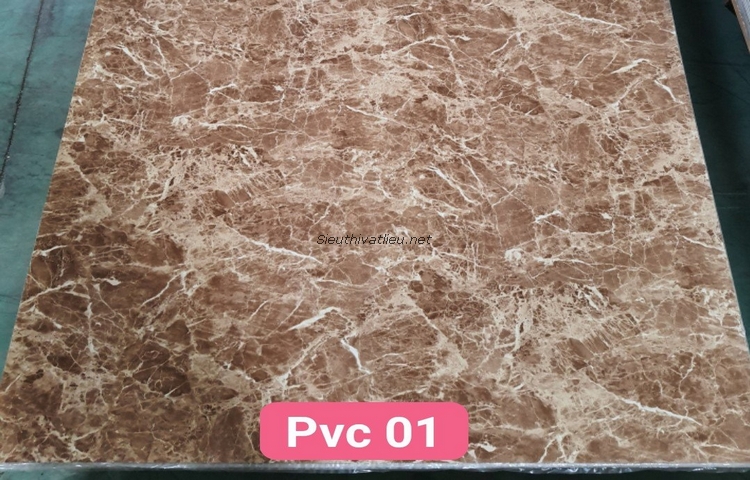 Tấm nhựa pvc vân đá màu vàng PVC01