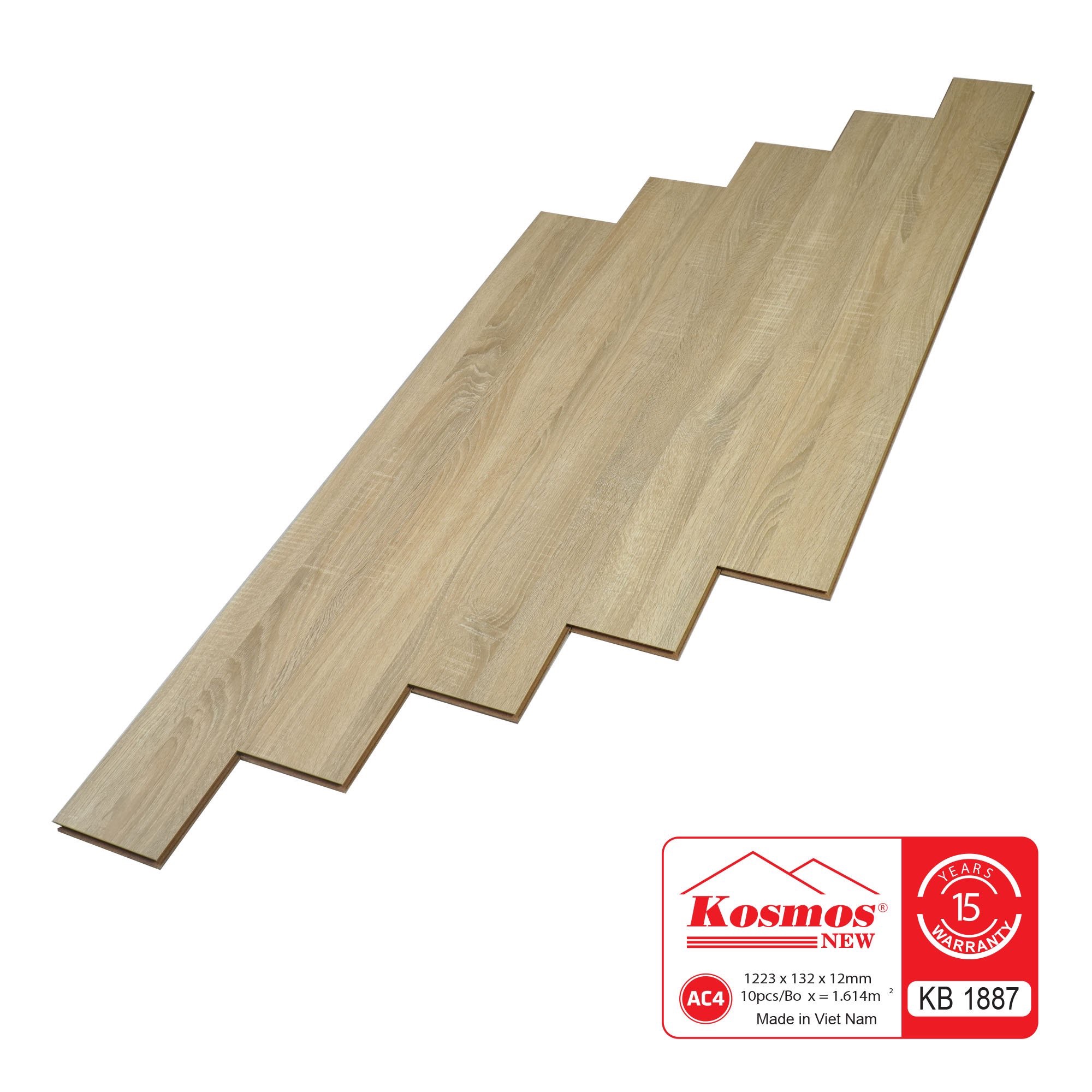 Sàn gỗ Kosmos 12mm KB1887