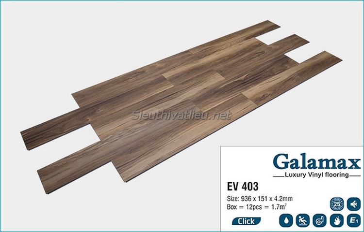 Sàn nhựa hèm khóa Galamax EV 403