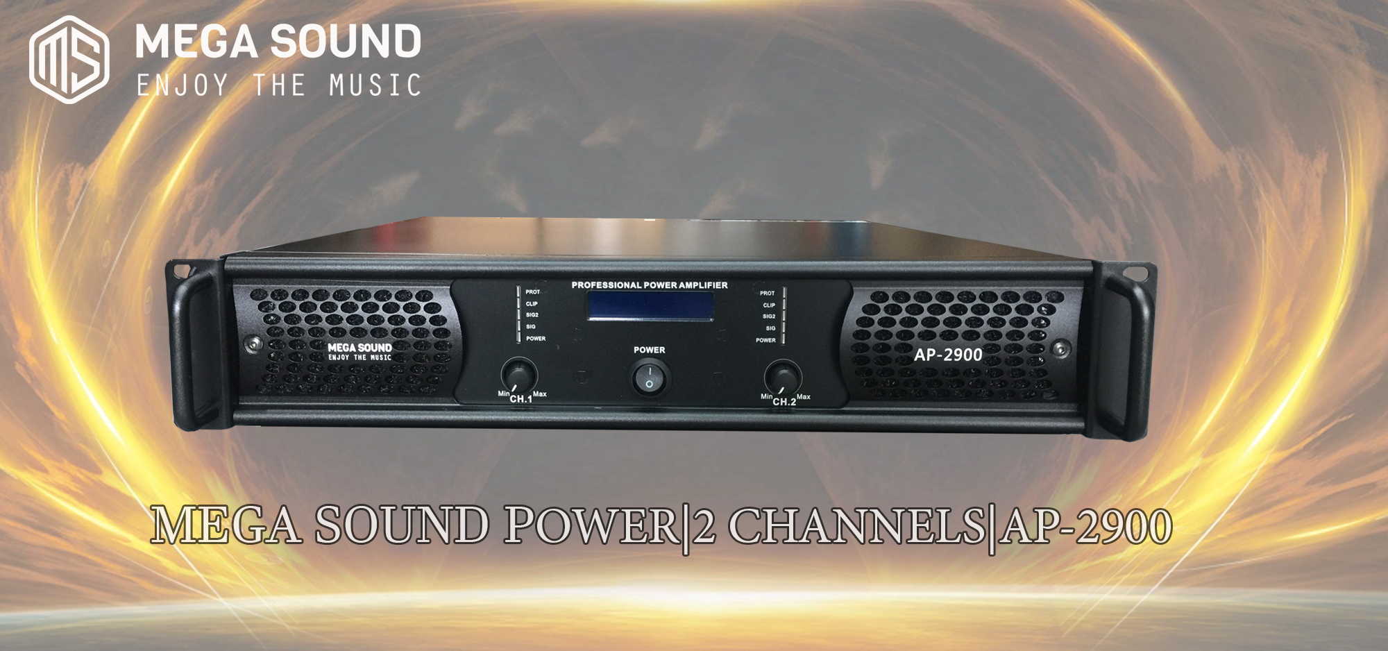 Công suất Megasound AP2900 - Mẫu công suất 2 kênh cực khỏe