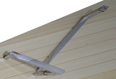 tay nắm cửa kính phòng tắm I vuông