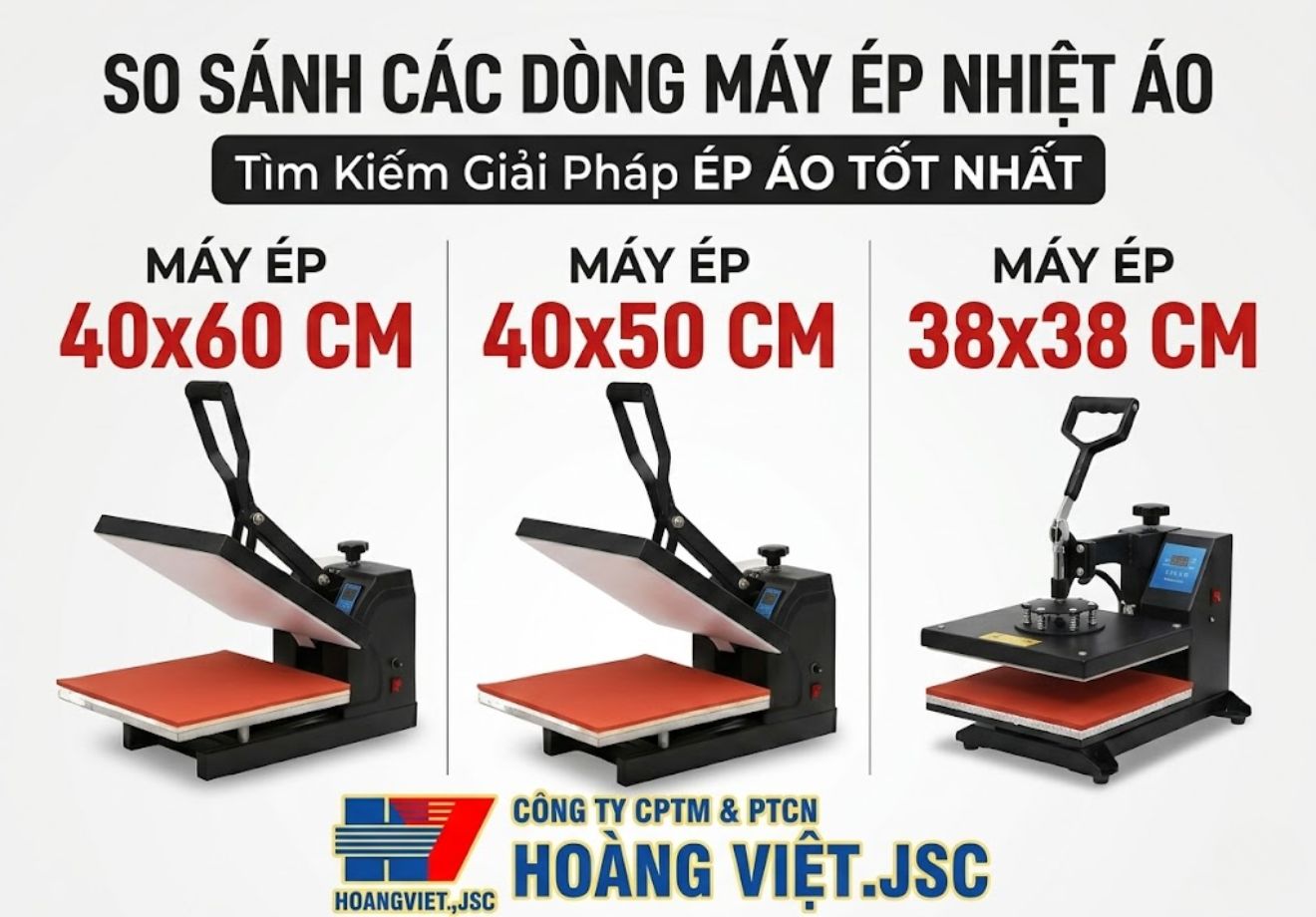 Top những dòng Máy ép nhiệt tốt nhất hiện nay? So sánh chi tiết từng dòng