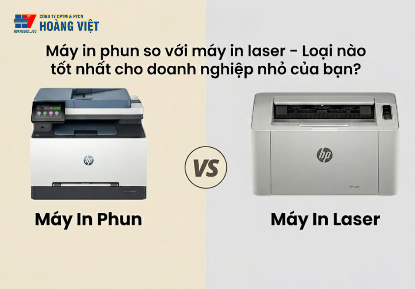 Máy In Phun và Máy In Laser: Loại Nào Tốt Nhất Cho Doanh Nghiệp Nhỏ?