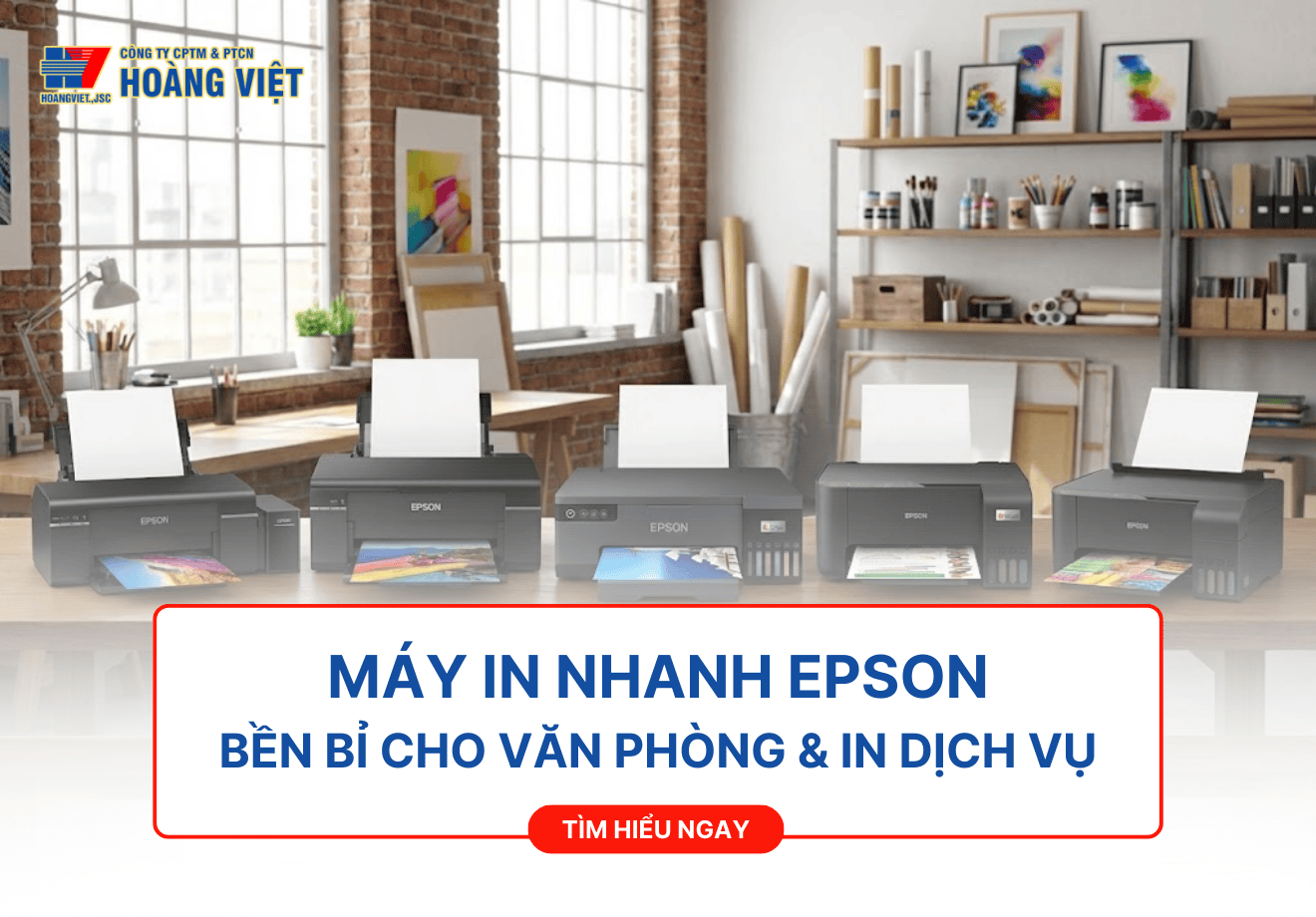 Máy in nhanh Epson: Gợi ý model in tốc độ cao, bền bỉ cho văn phòng & in dịch vụ
