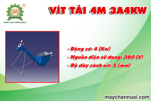 Vít tải 4M 3A4kw