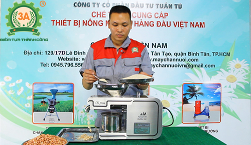 Máy ép tinh dầu lạc vừng