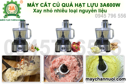 Máy thái rau củ hạt lựu 3a