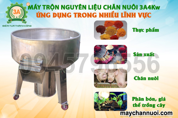 Máy trộn nguyên liệu chăn nuôi