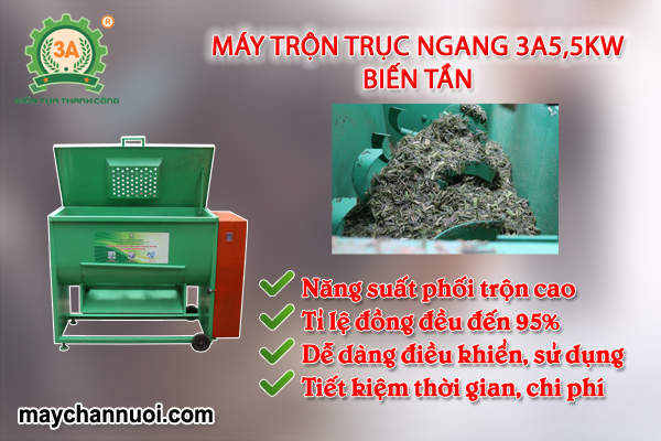 Máy trộn nguyên liệu có biến tần