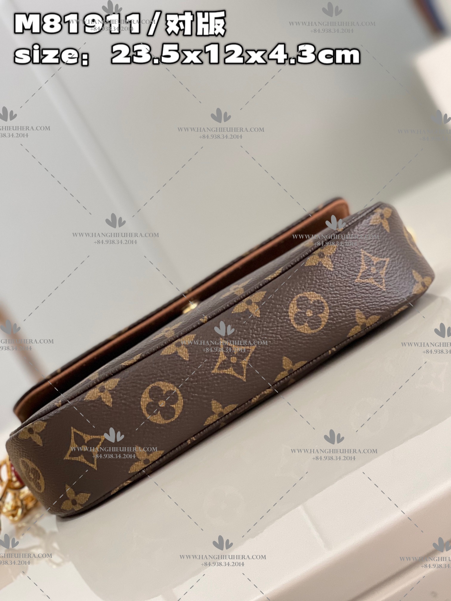 M81911 Louis Vuitton Monogram Wallet On Chain Ivy Bag