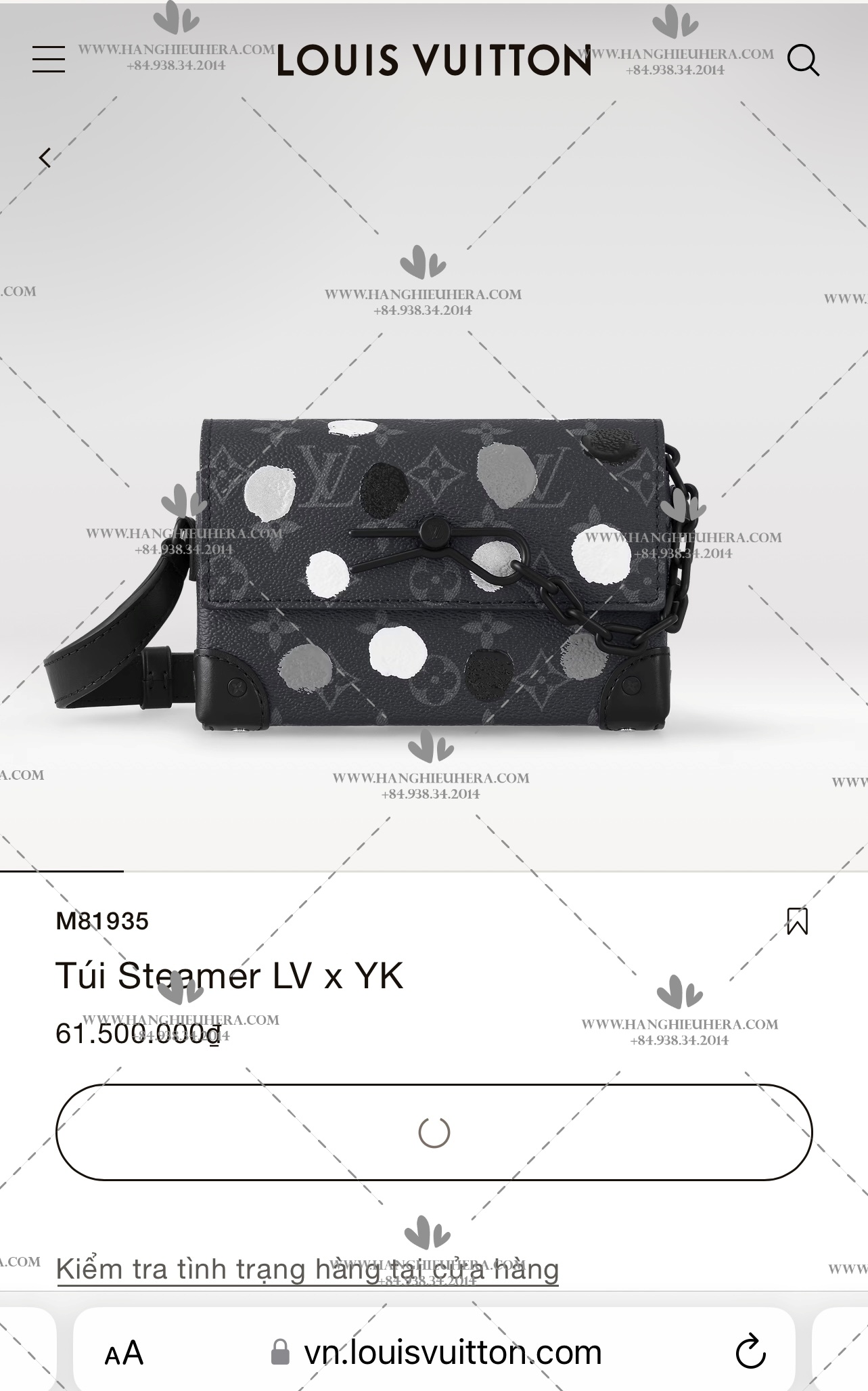 LV x YK Steamer Wearable Wallet Monogram Eclipse - Bags