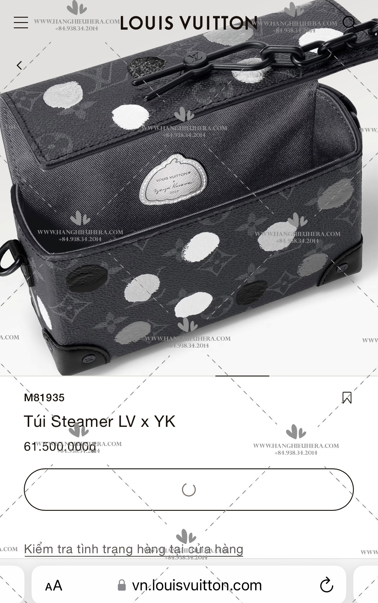 LV x YK Steamer Wearable Wallet Monogram Eclipse - Bags M81935